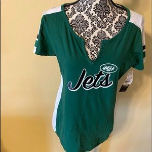 Women’s NFL Jets V-neck Shirt